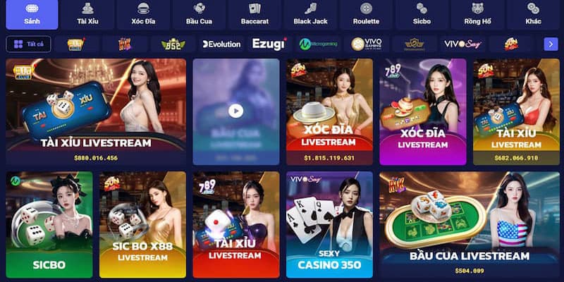 Review kho game Tin88 với sảnh casino nổi tiếng